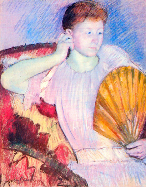 Lady with Fan by Cassatt